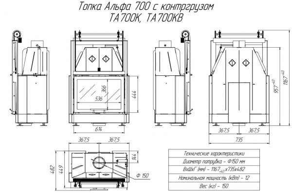 экокамин альфа 700 kb фото