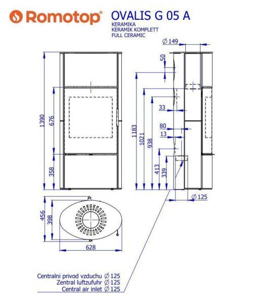 romotop ovalis g akum керамика фото
